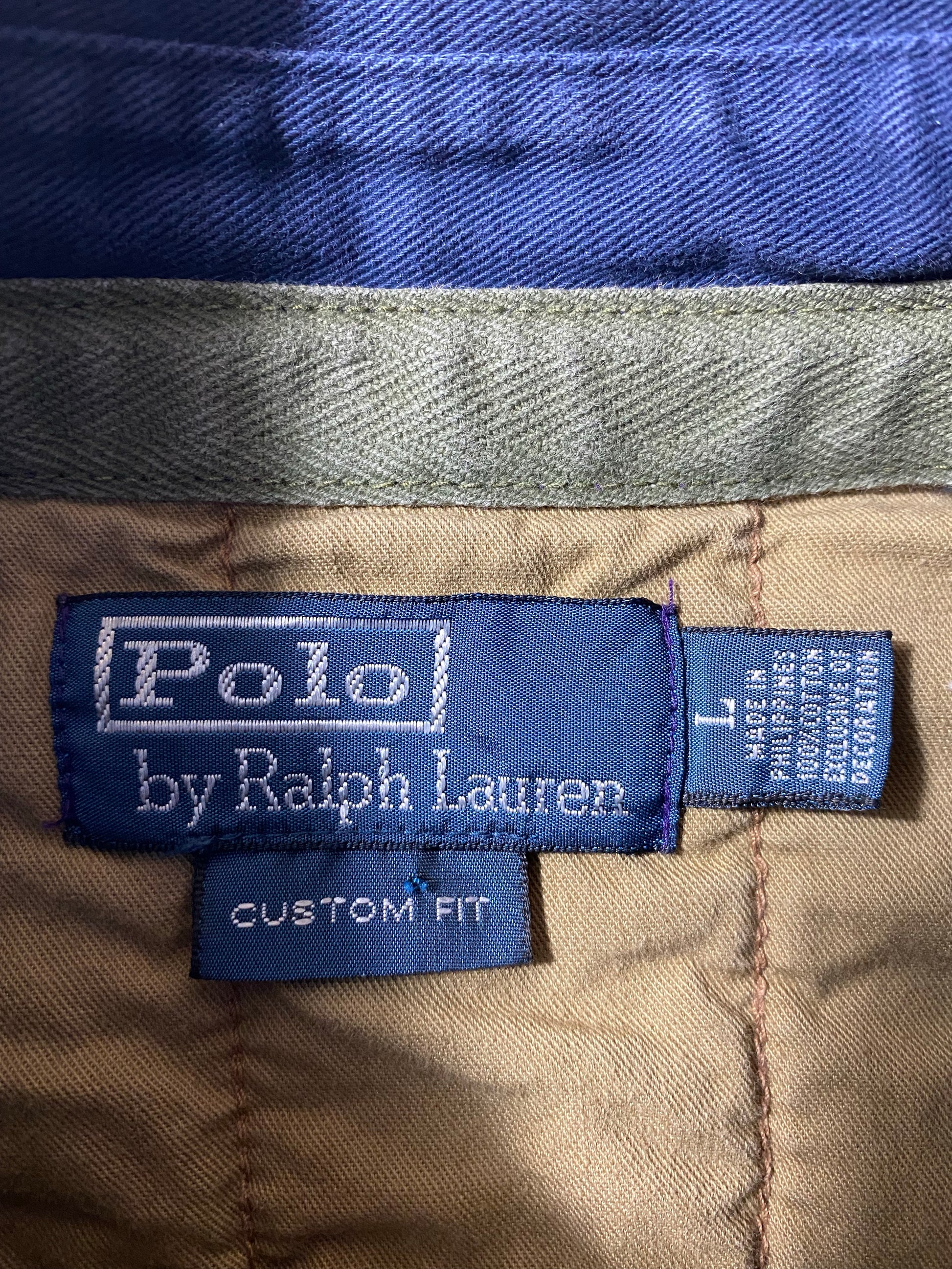 90's POLO RALPH LAUREN KENYA Size L Vintage Rugby-Shirt / K9510
