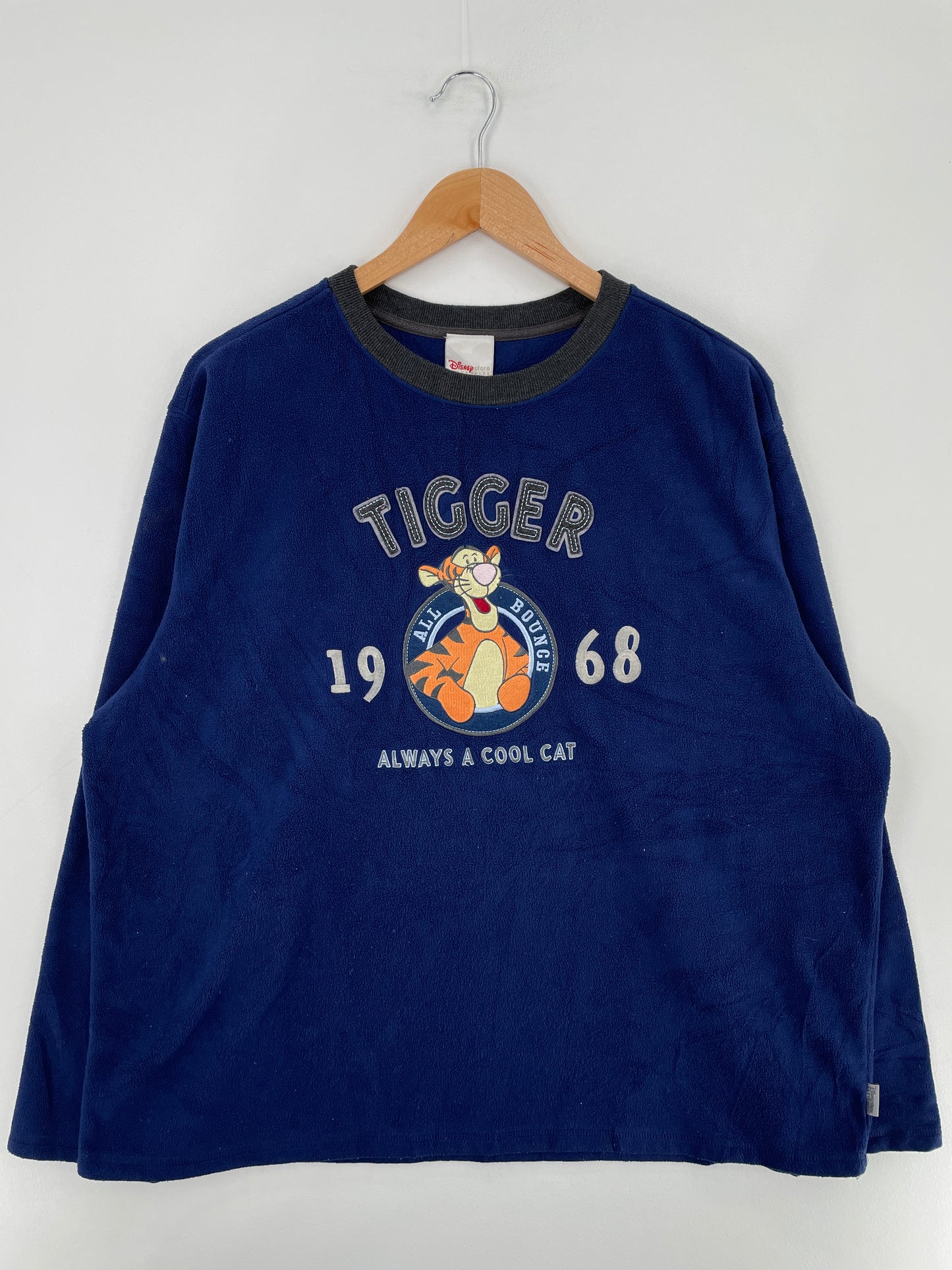 .Vintage DISNEY TIGGER Size L Fleece / E2580S