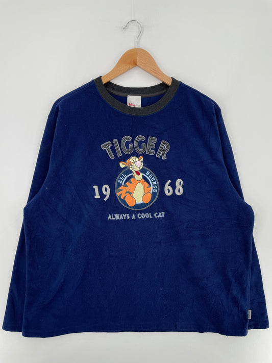.Vintage DISNEY TIGGER Size L Fleece / E2580S