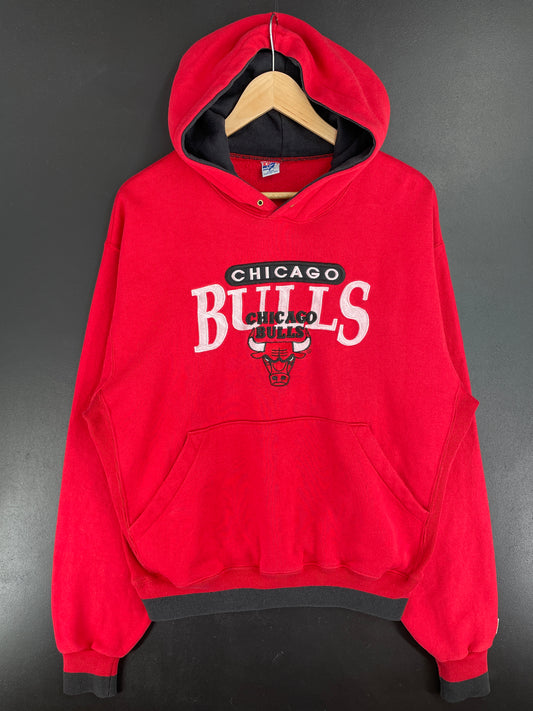 90’s CHICAGO BULLS Size L NBA Hoodie Sweat shirt / E2301S