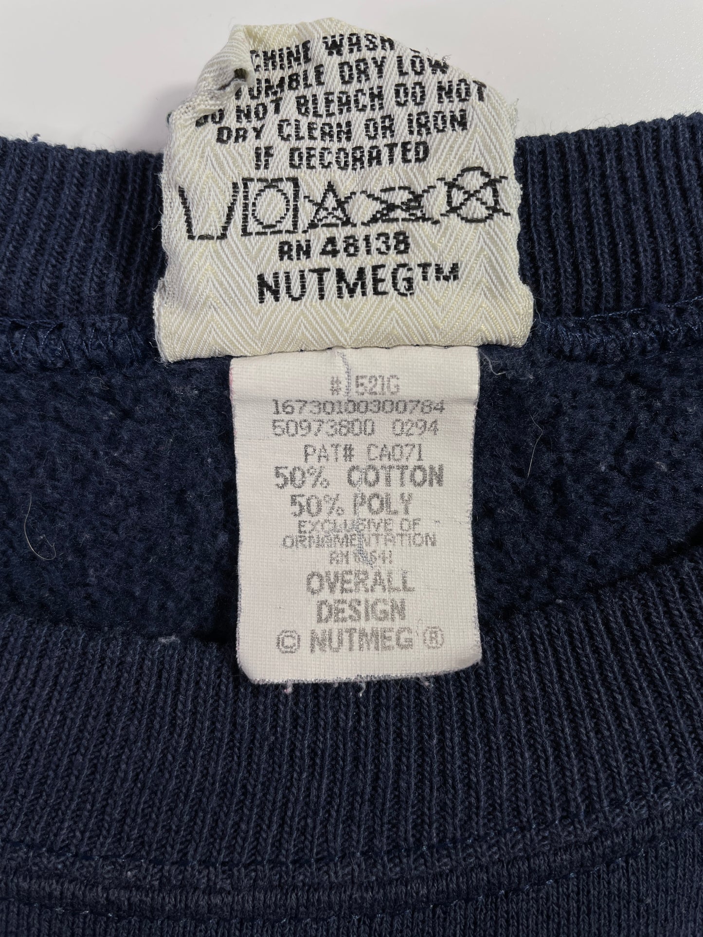 90's NOTRE DAME Made in USA Size M Vintage College Sweat-Shirt / E4726S