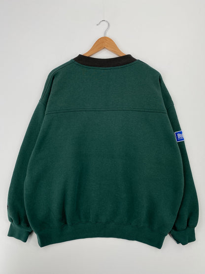 90's MICHIGAN STATE Size XL Vintage College Sweat-Shirt / A8655