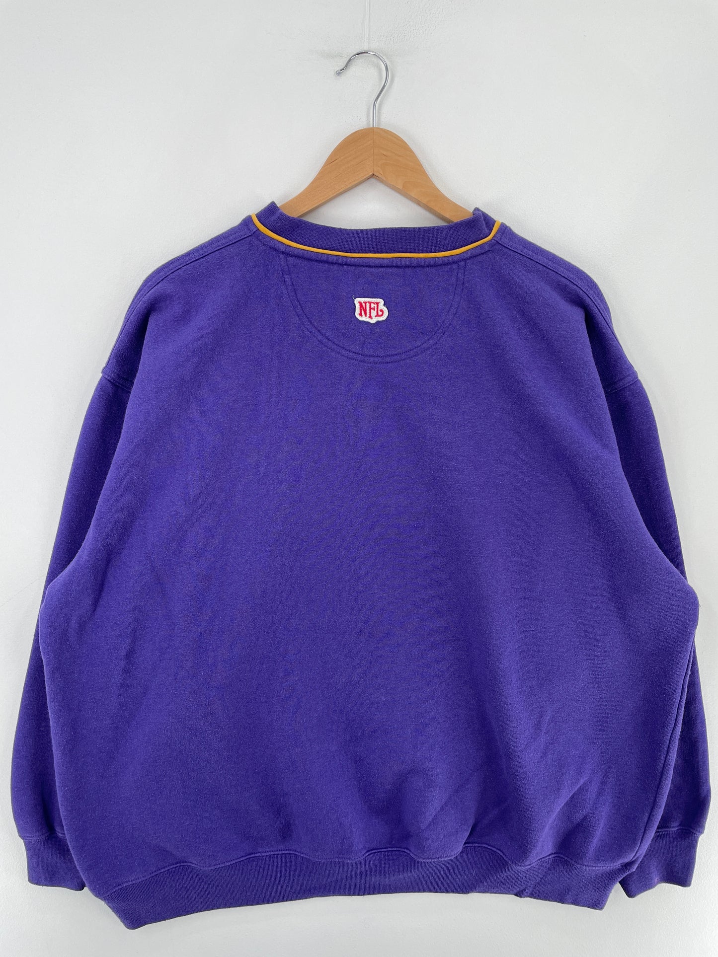 Vintage MINNESOTA VIKINGS Size Approx.XL Vintage NFL Sweat-shirt / E3287S