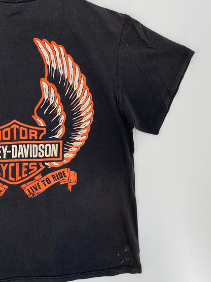 Vintage HARLEY DAVIDSON Size Approx.L T-Shirts / A3210