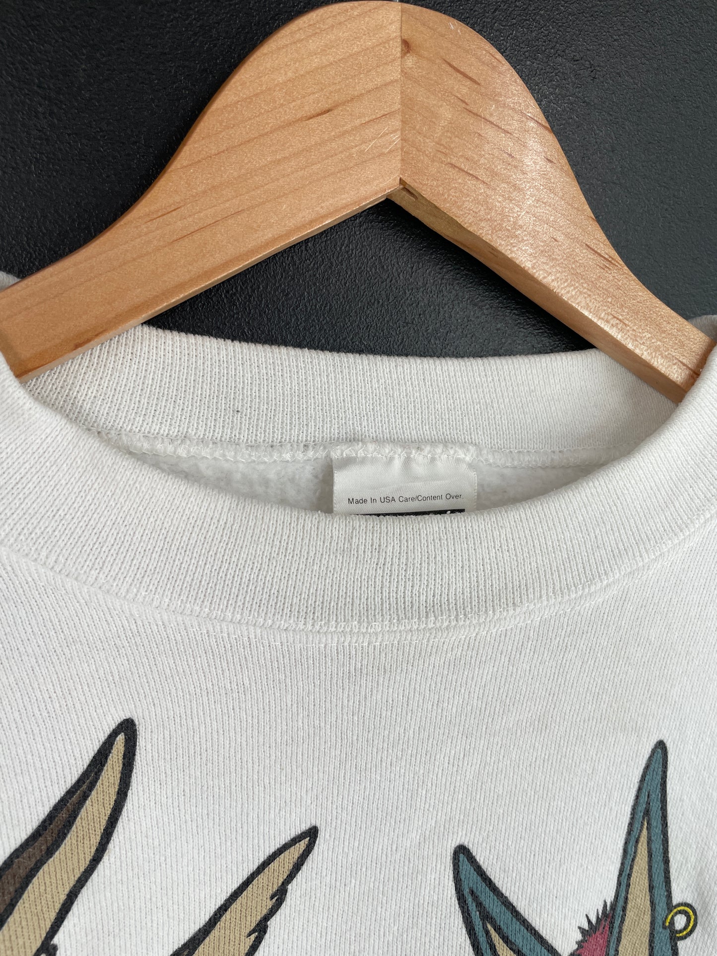 .1993 LOONEY TUNES Made in USA Size XL Vintage Sweat-shirt / E4673S