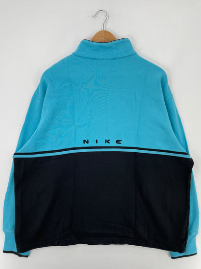 00’ NIKE Size XXL Vintage Half Zip-up Sweat-shirt / E1935S