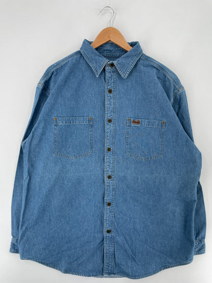 Vintage CARHARTT Size XL Button Down Shirt / E6358B