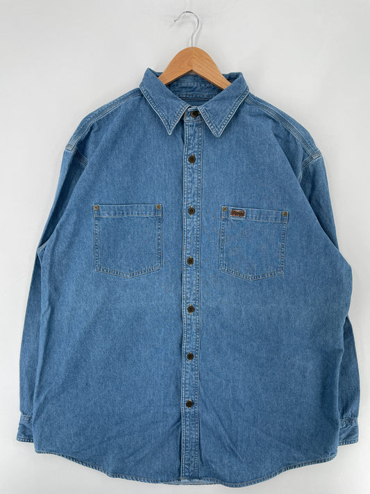 Vintage CARHARTT Size XL Button Down Shirt / E6358B