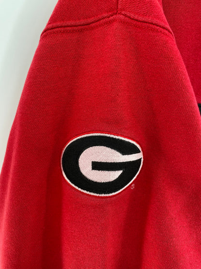 00' NIKE UNIVERSITY OF GEORGIA Size M Vintage Hoodie Sweat-Shirt / K5752