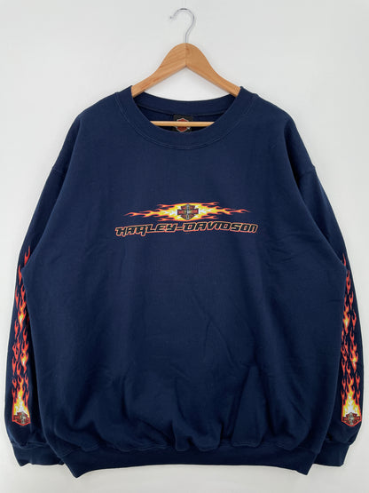 2004 HARLEY DAVIDSON KANSAS CITY Size XXXL Vintage Sweat-Shirt / A8566