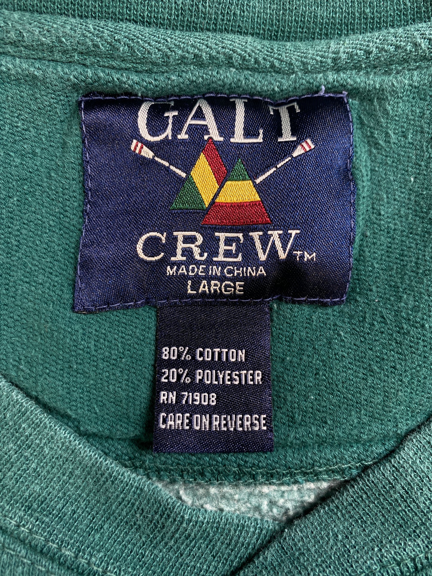 Vintage NOTRE DAME Sizde L College Sweat-Shirt / A3395