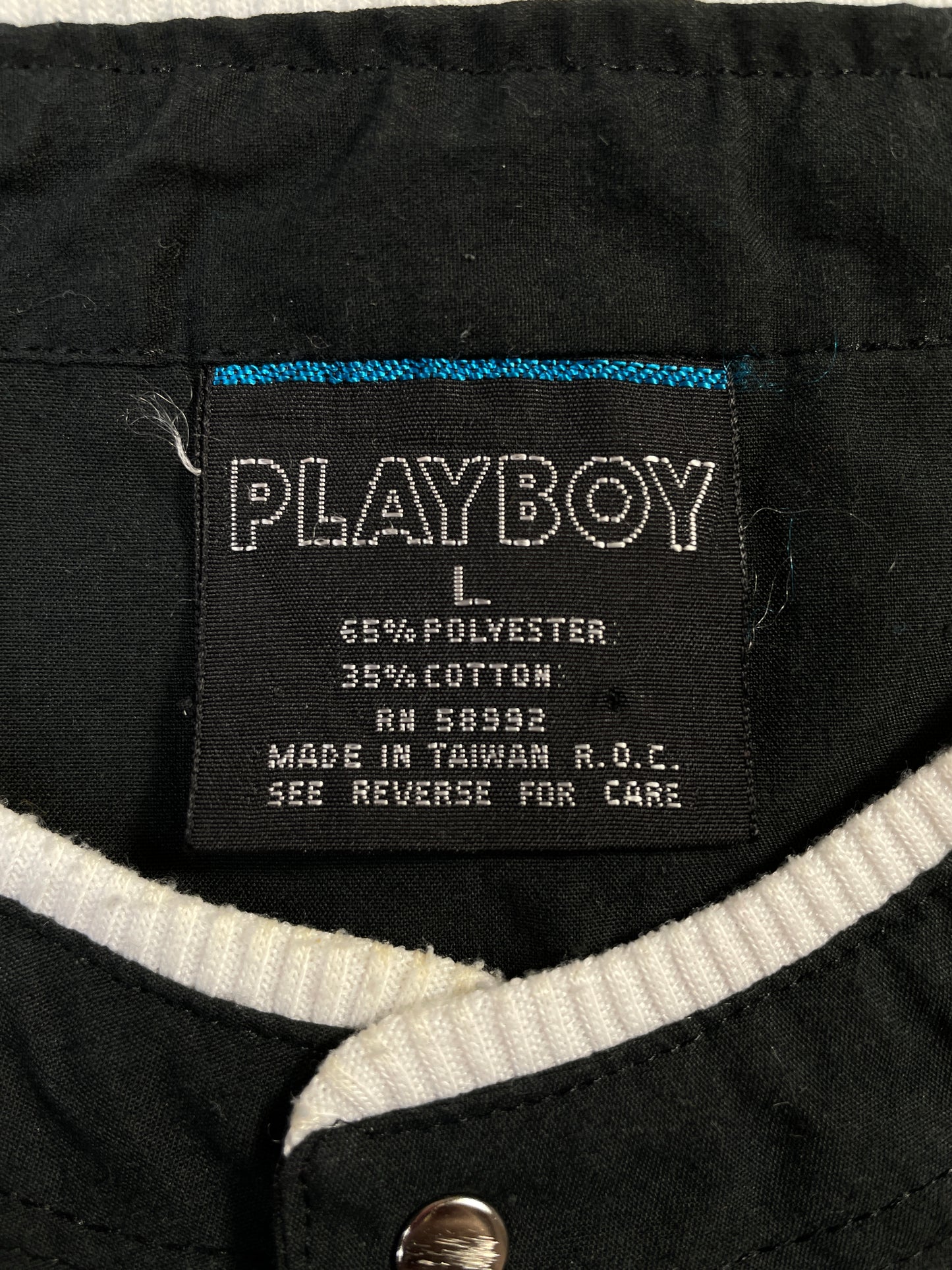 .80’s PLAYBOY Size L Vintage Button Down Shirt / E6754B