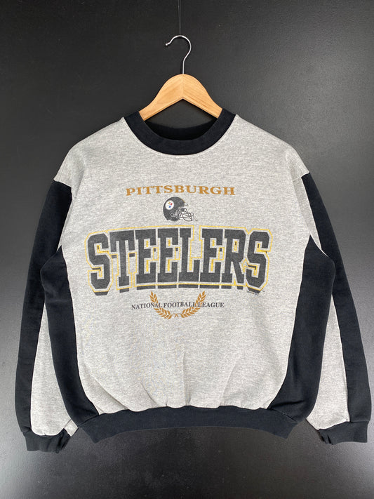1996 PITTSBURGH STEELERS Size L Vintage NFL Sweat-Shirt / E6643S
