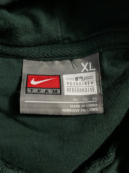 00' NIKE x NEW YORK YANKEES Size XL Vintage MLB Hoodie Sweat-Shirt / E6597S