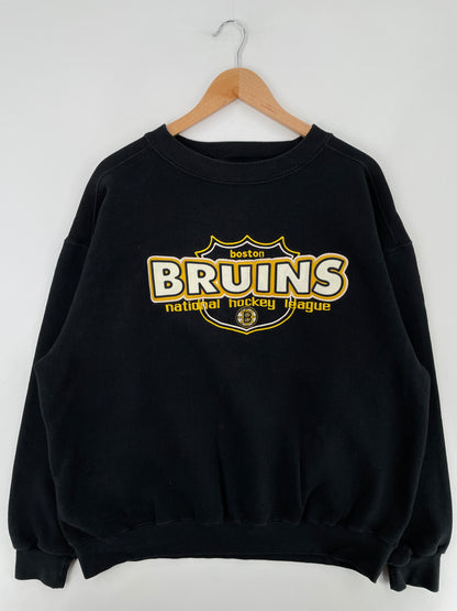 00' BOSTON BRUINS Size XL Vintage NHL Sweat-shirt / E2783S