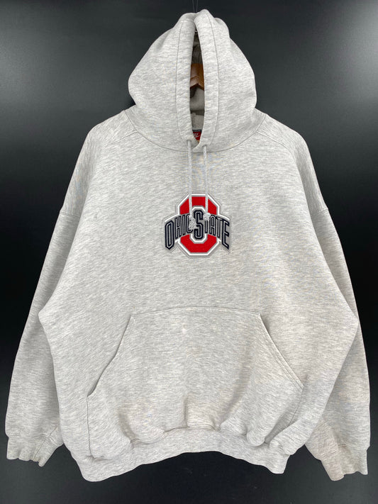 90’s NIKE OHIO STATE Size L Vintage Hoodie Sweat-Shirt / K4562