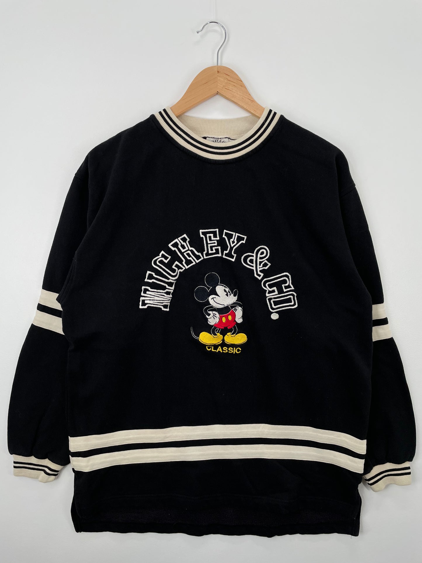 90’s DISNEY MICKEY Size No Tag(Approx.L) Vintage Sweat-Shirt / A1180