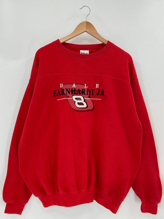 90's DALE EARNHARDT JR Size L Vintage Racing Sweat-shirt  / K5363