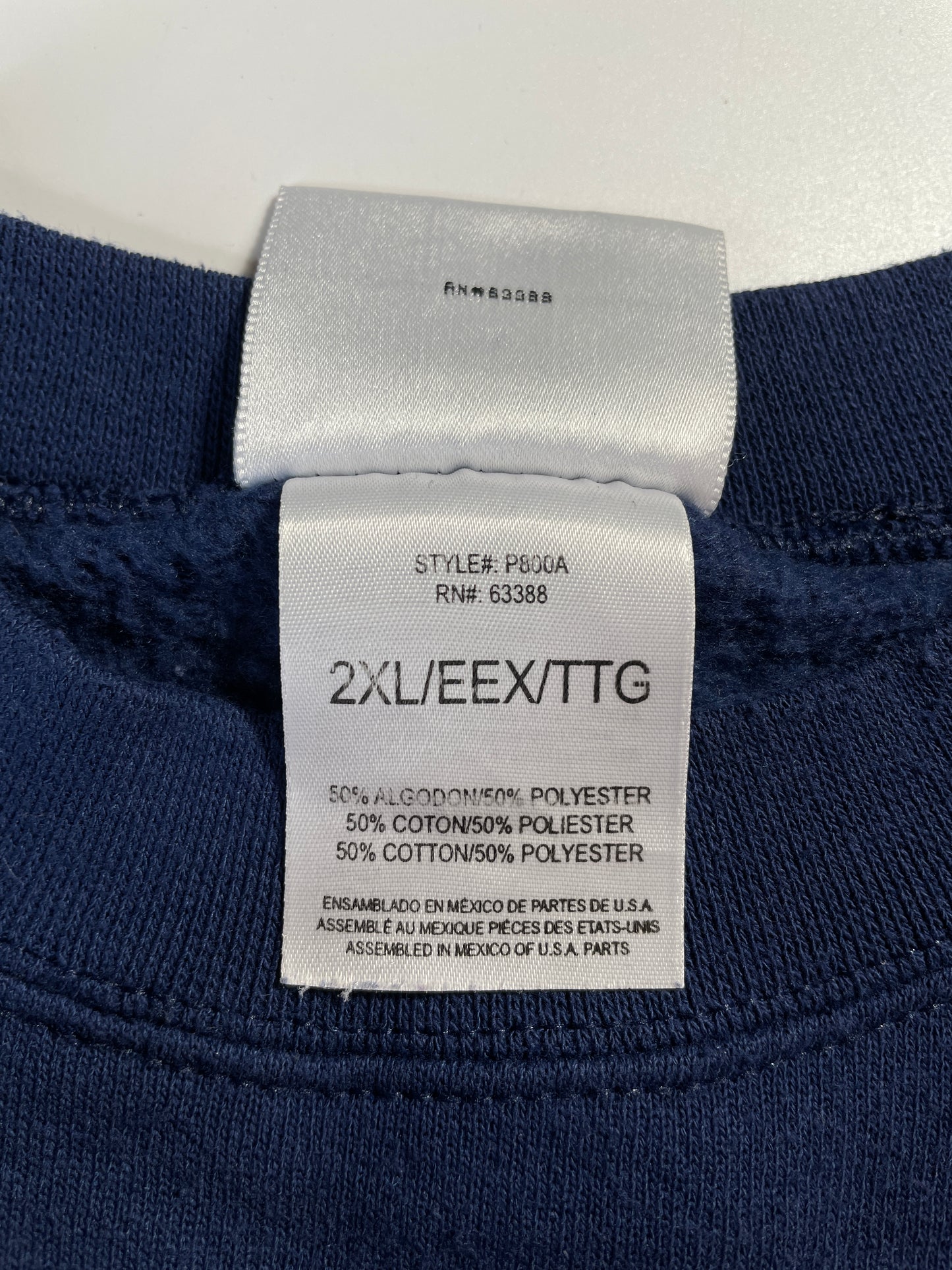 2000 NEW YORK YANKEES Size XXL Vintage NFL Sweat-Shirt / A9249