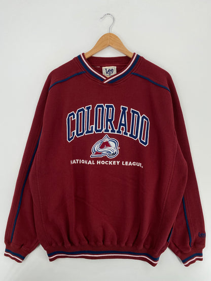 00' COLORADO AVALANCHE Size XL Vintage NHL Sweat-shirt / A4843