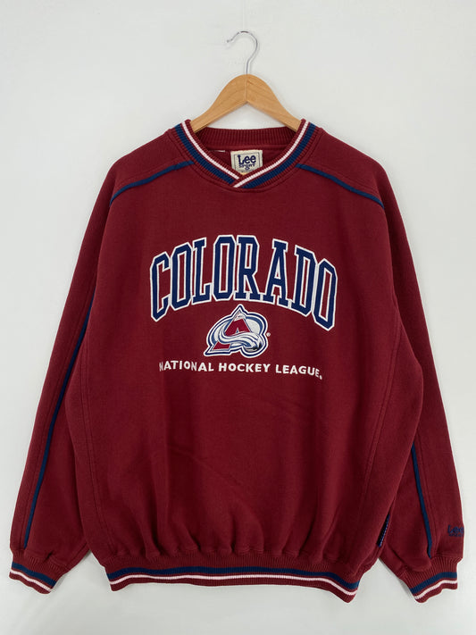 00' COLORADO AVALANCHE Size XL Vintage NHL Sweat-shirt / A4843