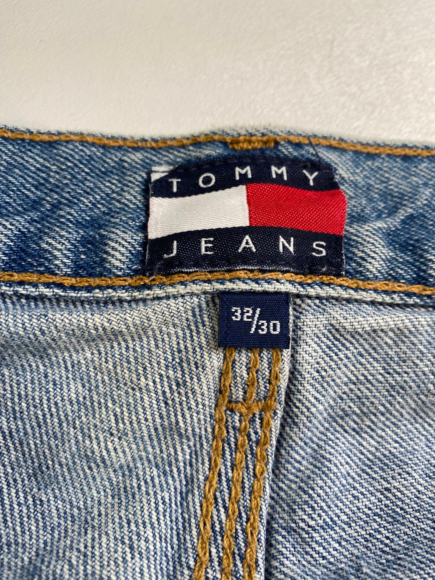 90's TOMMY JEANS Size W33xL29.5 Vintage Denim Pants / E1498P