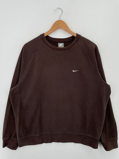 00' NIKE MINI SWOOSH Size L Vintage Sweat-shirt / A8068