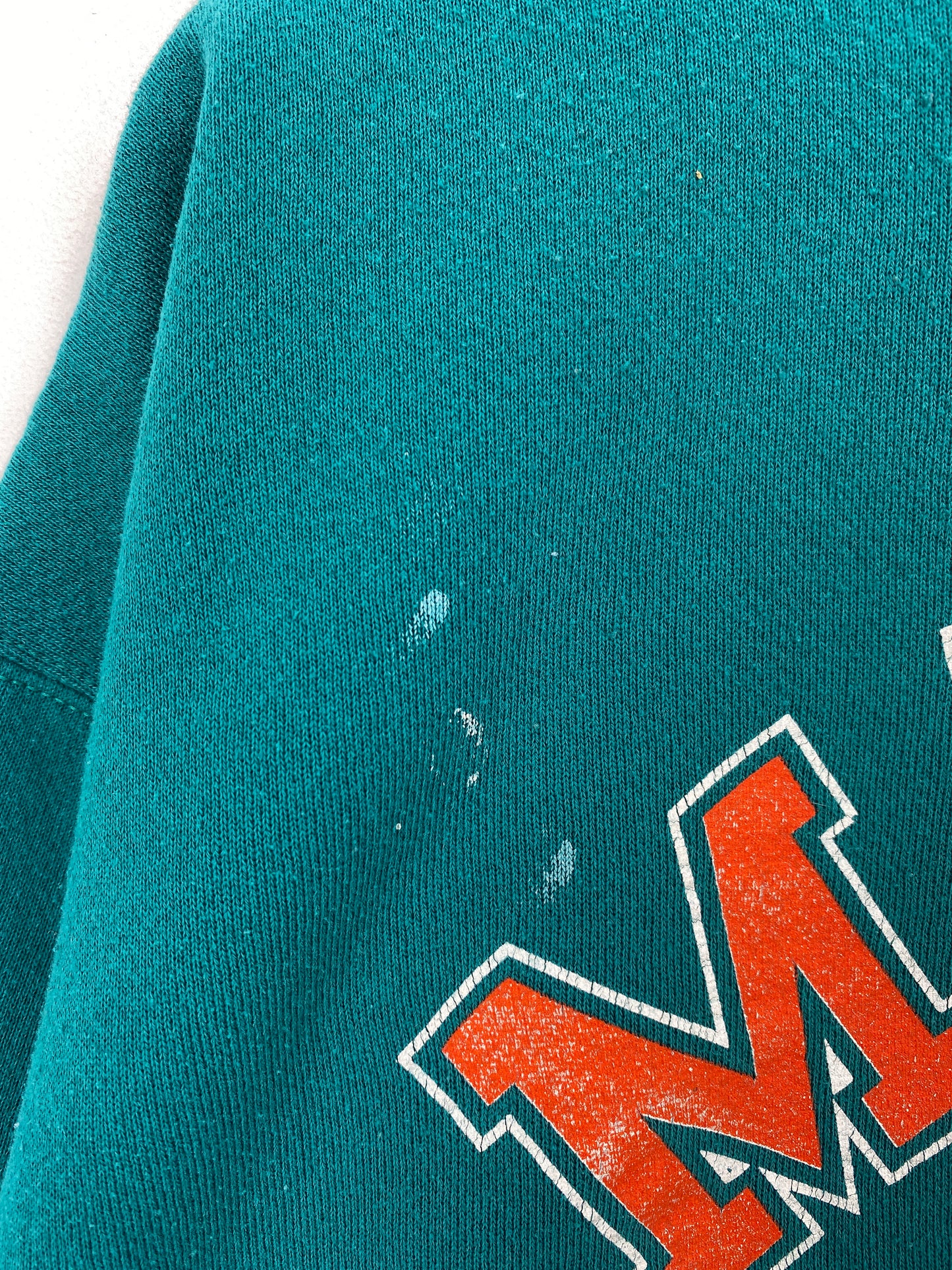 1996 MIAMI DOLPHINS Made in USA Size XL Vintage NFL Sweat-Shirt / A6474