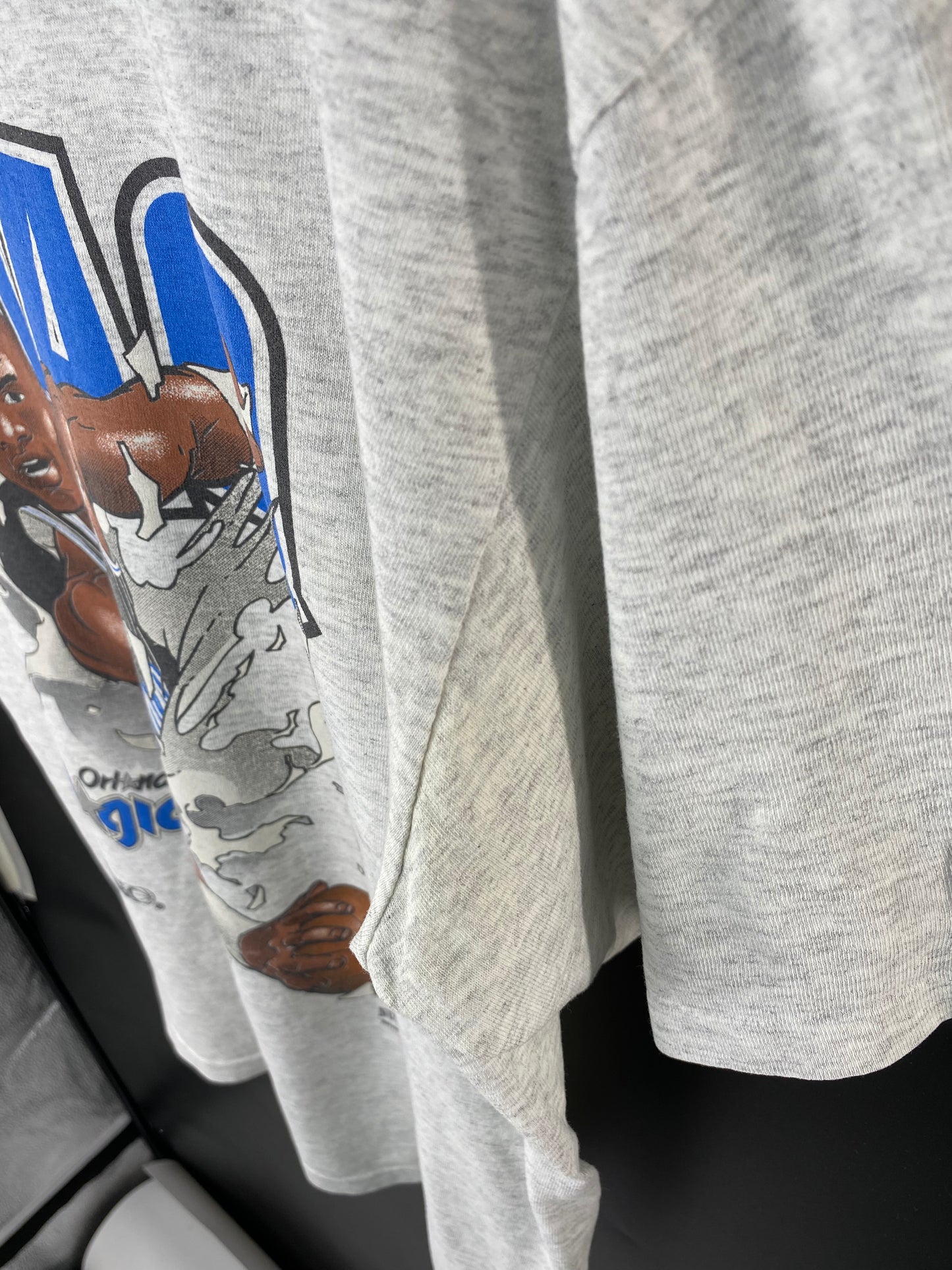 90's ORLANDO MAGIC SHAQUILLE O'NEAL Made in USA Size XL Vintage NBA T-shirt / K9850