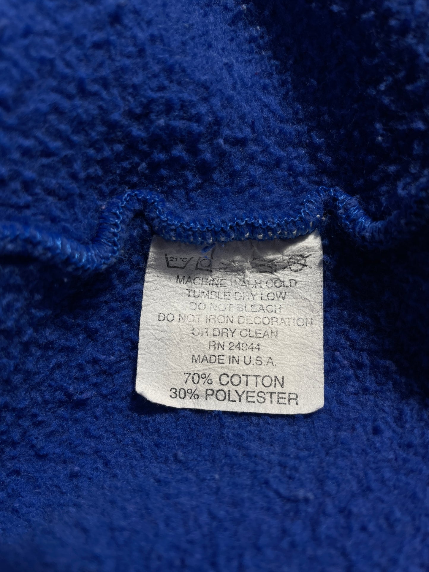 90's INDIANA LAKE CENTRAL Made in USA Size L Vintage College Sweat-shirt / E60