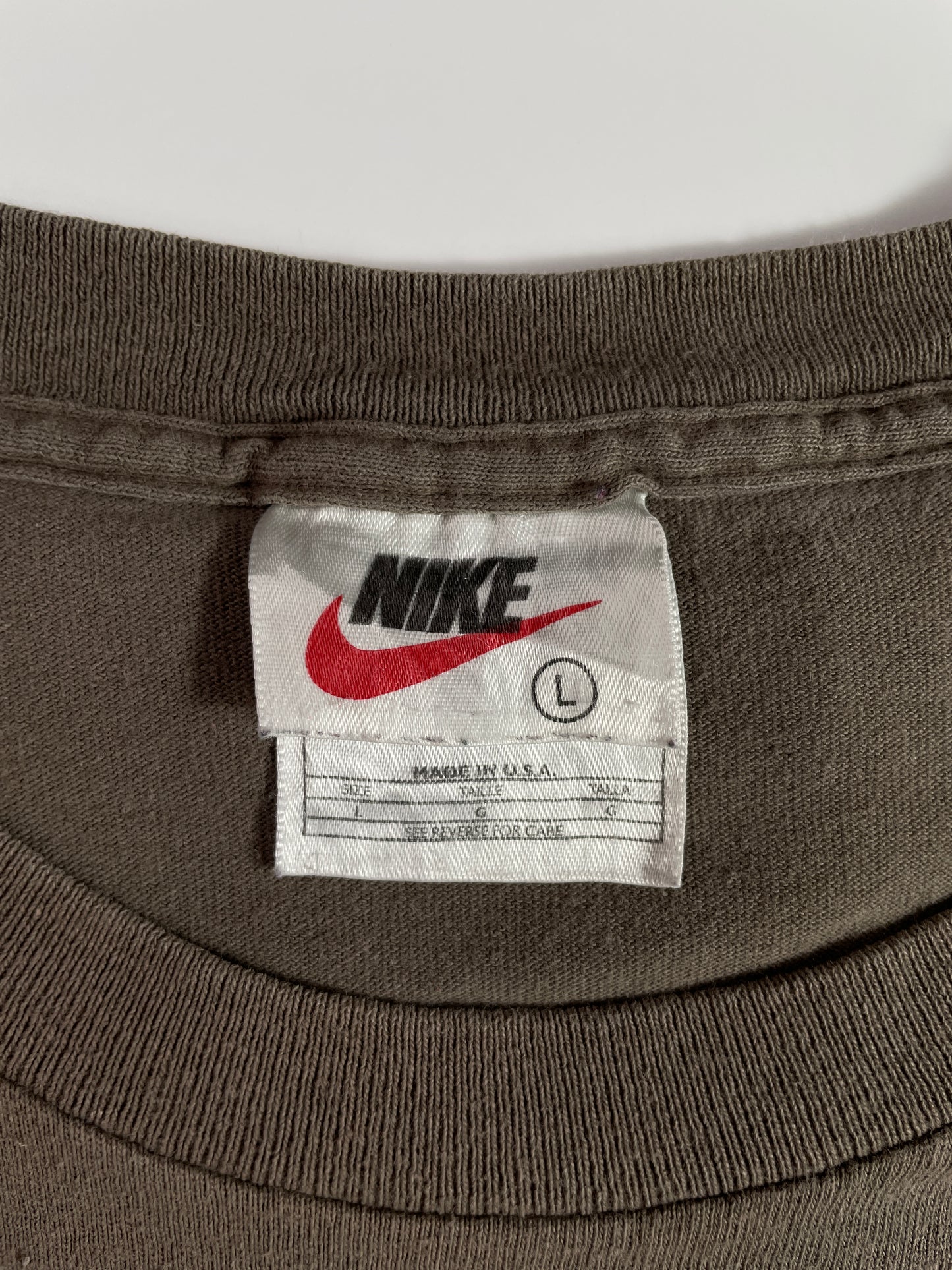 90's NIKE Made in USA Size L Vintage T-shirt / A4100