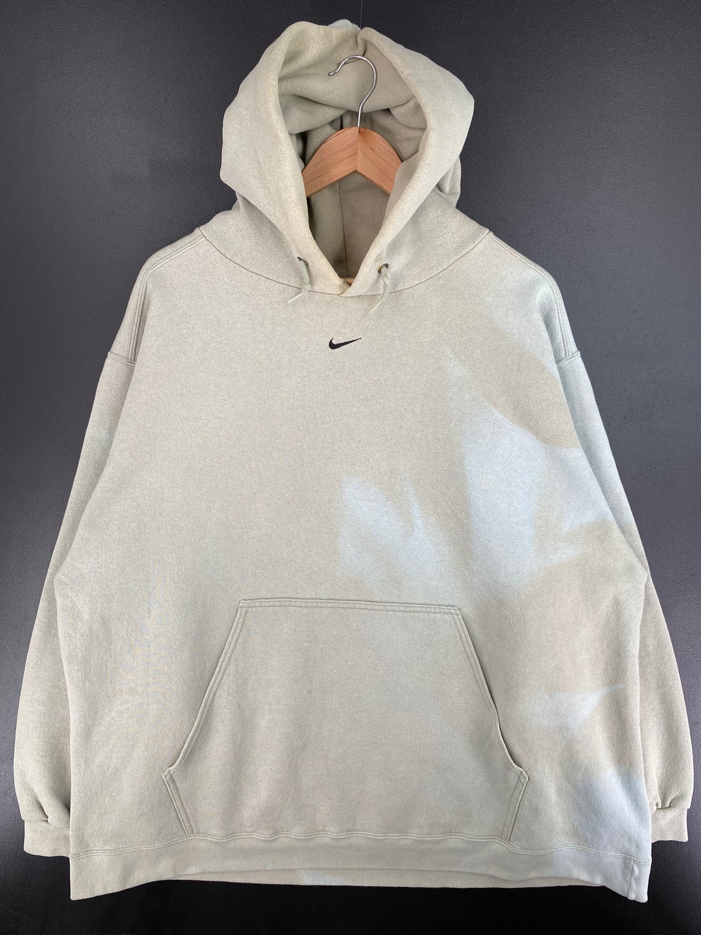 90's NIKE CENTER SWOOSH Made in USA Size XXL Vintage Hoodie Sweat-shirt / A689