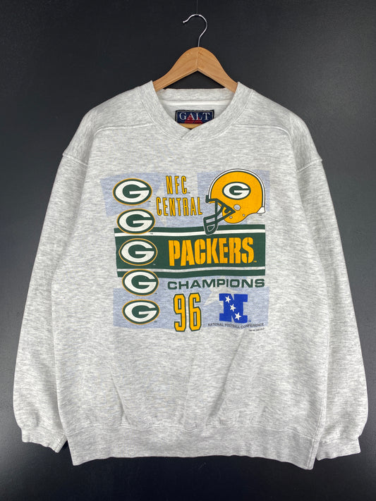 1996 GREEN BAY PACKERS Size L Vintage NFL Sweat-Shirt / A6232