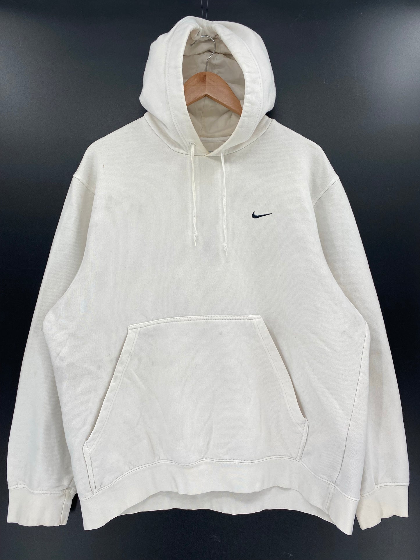 00' NIKE MINI SWOOSH Size L Vintage Hoodie Sweat-shirt / k5684