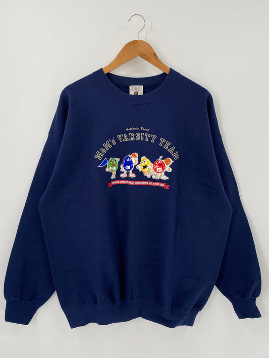 90’s M&M Made in USA Size XL Vintage Sweat-Shirt / A5626