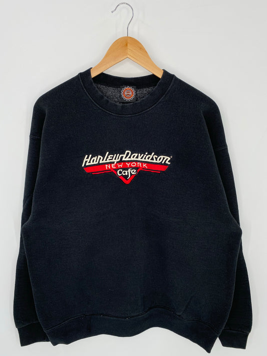 90’s HARLEY DAVIDSON Made in USA Size XL Vintage Sweat-Shirt / K7774
