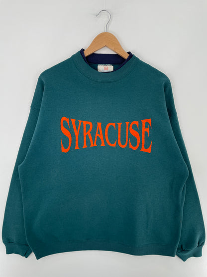 90's SYRACUSE Made in USA Size XXL Vintage College Sweat-shirt / E3108S