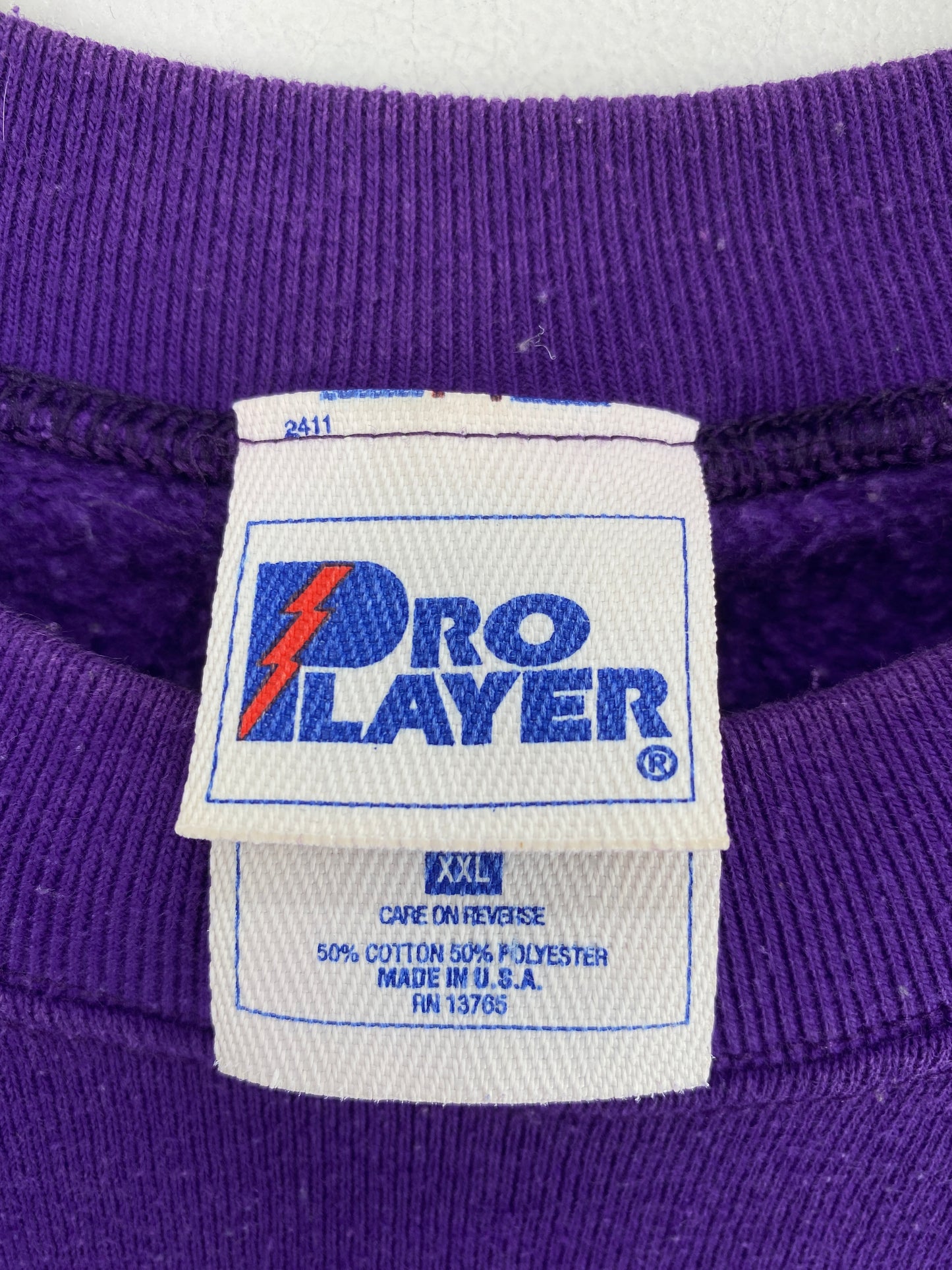 90's MINNESOTA VIKINGS Made in USA Size XXL Vintage NFL Sweat-Shirt/ A6235