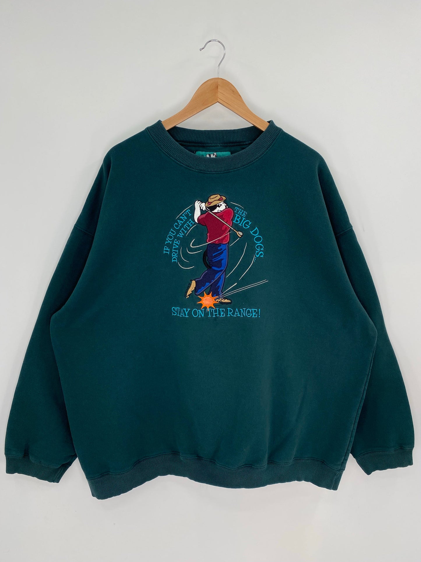 90's BIG DOGS Size XXXL Vintage Sweat-Shirt / E128