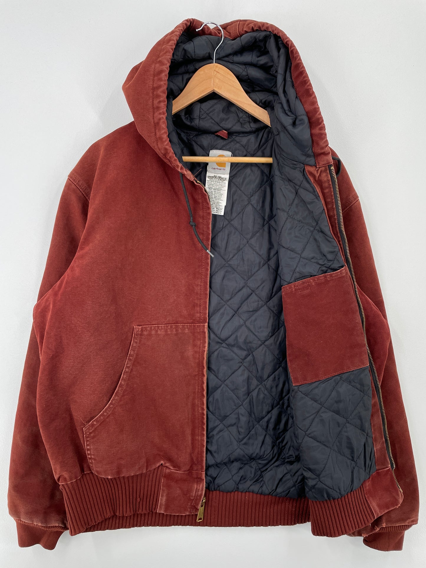 Vintage CARHARTT Size L Hoodie Duck Jacket / A8737