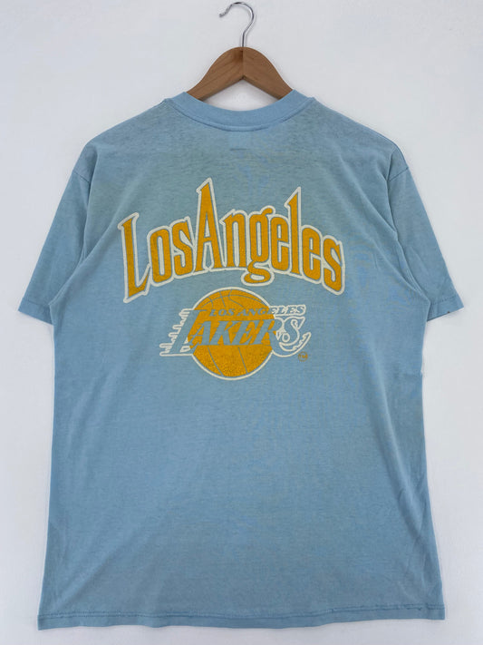 80’s LOS ANGELES LAKERS x UNITED VAN LINES Size L NBA T-Shirt / E5155T