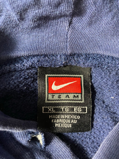 00' NIKE XAVIER Size XL Vintage Hoodie Sweat-Shirt / K4816