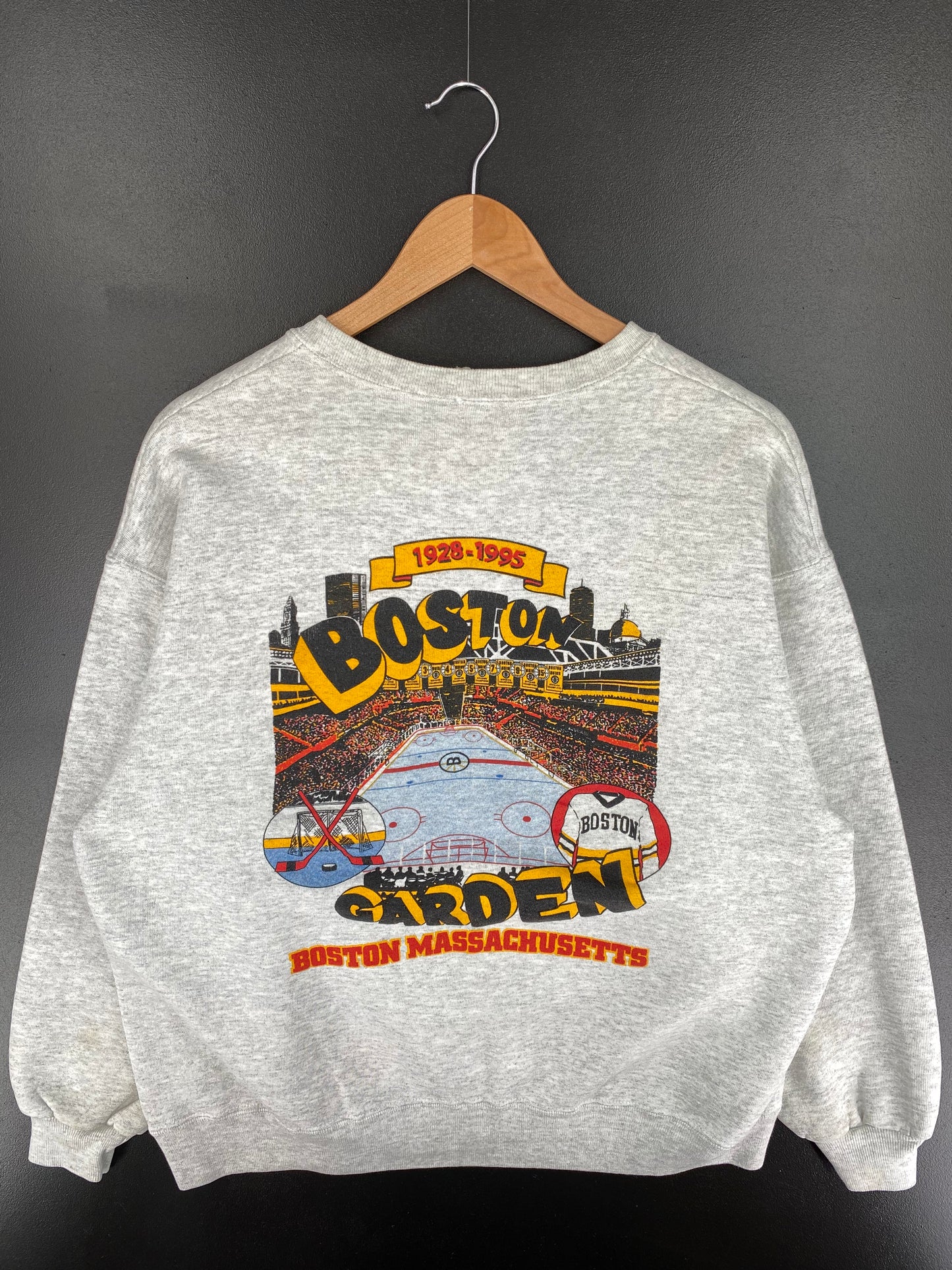 1995 BOSTON GARDEN Size L Vintage NBA Sweat-shirt / A362