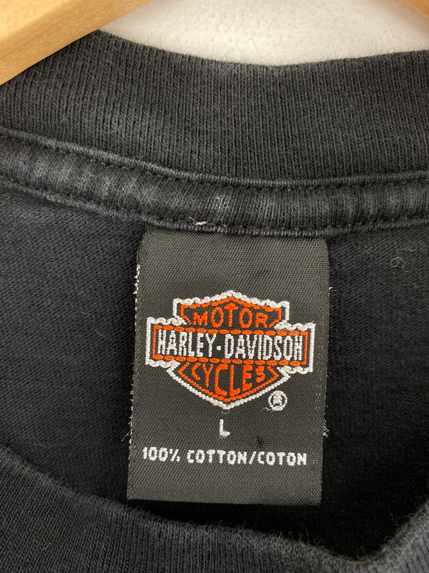 2001 HARLEY DAVIDSON Size L Vintage T-Shirt / A5548