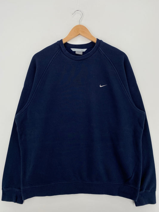 00' NIKE MINI SWOOSH Size XL Vintage Sweat-Shirt / E5616S