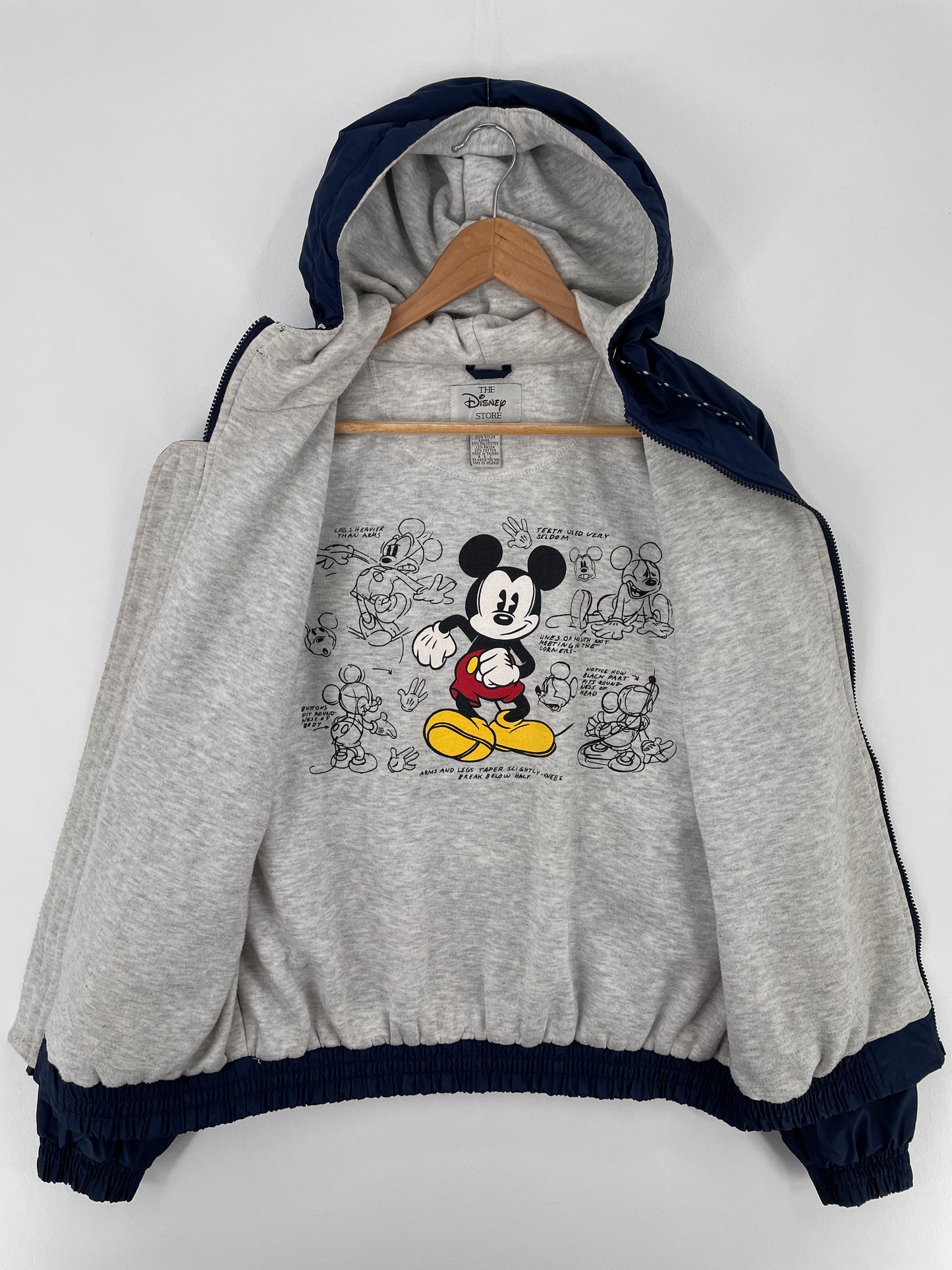 00' DISNEY MICKEY Size M Vintage Nylon Jacket / A9914