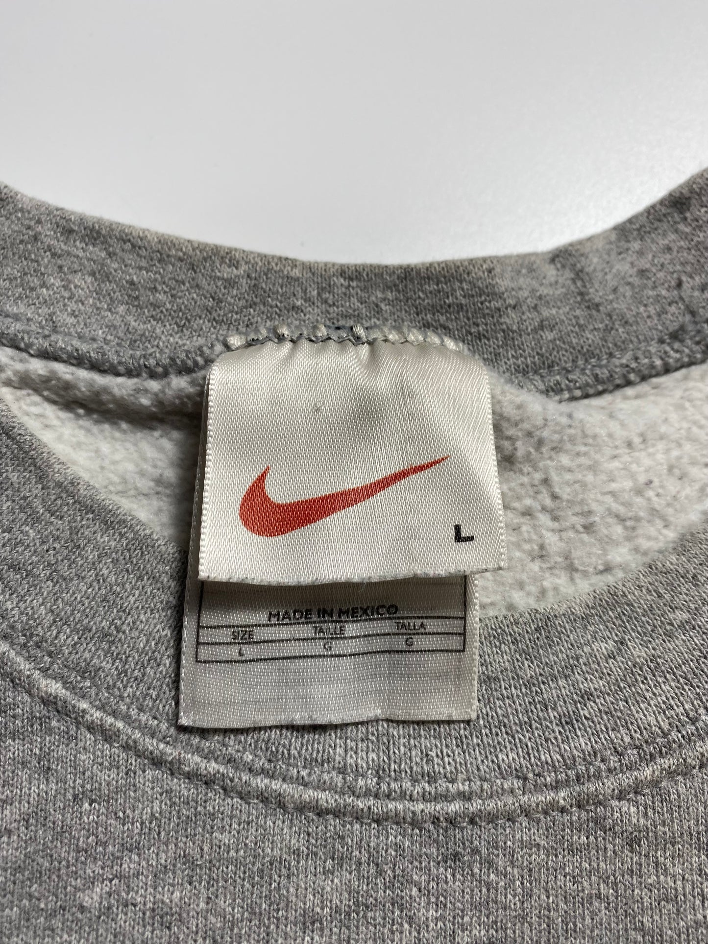 90’s NIKE MINI SWOOSH Size L Vintage Sweat-shirt / K6174