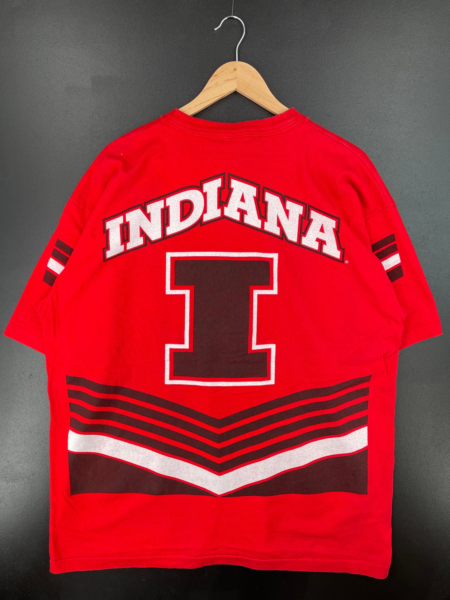 90' SALEM x INDIANA HOOSIERS Made in USA Size XXL Vintage College T-shirt / E3452T