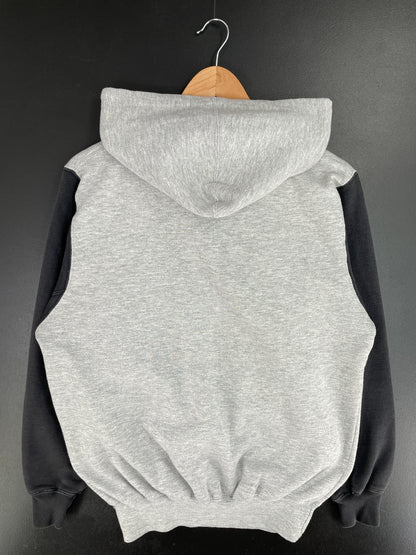 90's DISNEY MICKEY Size M Vintage Hoodie Half Zip-up Sweat-shirt / A9709