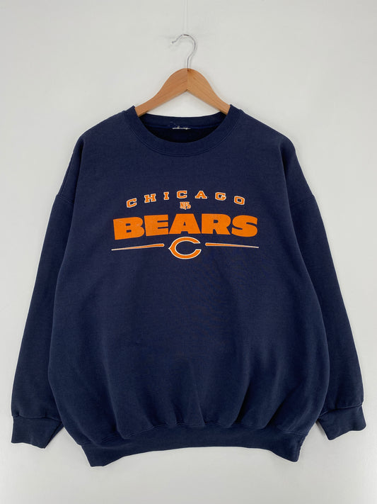 Vintage CHICAGO BEARS (No tag) Approx. Size XL NFL Sweat-Shirt / E3375S